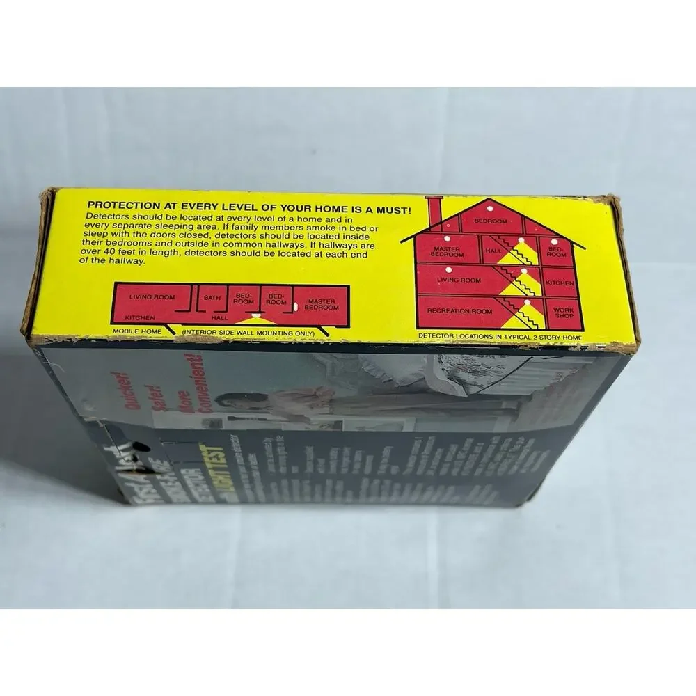 Pittway First Alert Smoke Fire Detector Sealed Box Model SA90LT